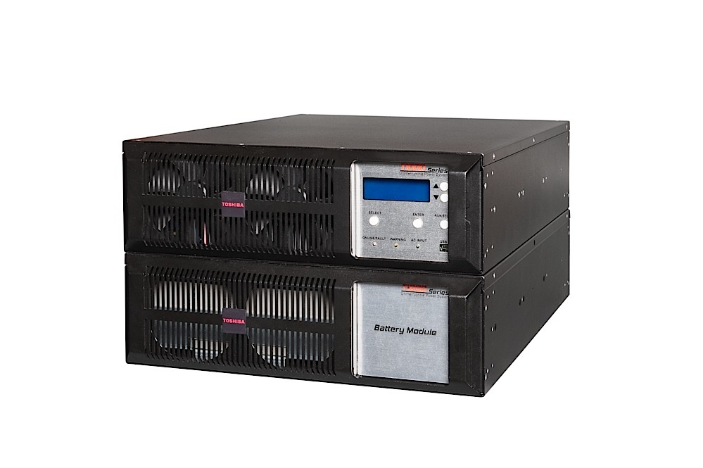 Toshiba UPS_T1000 Series UPS_5.2-6.0kVA Rack_FrontL3Q